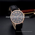 Hot Sale Luxury Simple Quartz Leather Strap Watch SOXY046